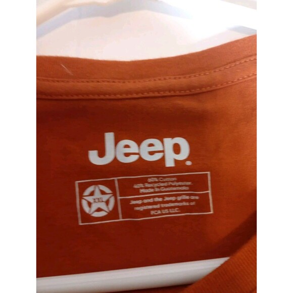 Jeep Wrangler 4x4 Overland Burnt Orange Mens T-Shirt Size XXL 2XL - Picture 2 of 5
